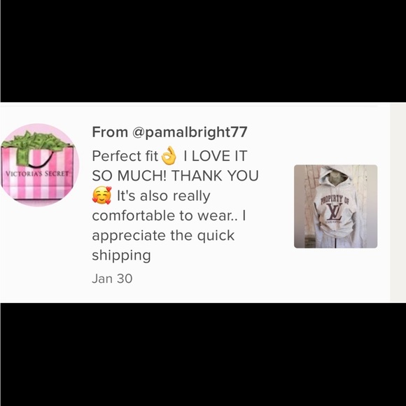 HOODED SWEATSHIRT Property Of L V DrawString Hoodie Sweatshirt ❌NO OFFERS❌ - Picture 2 of 13